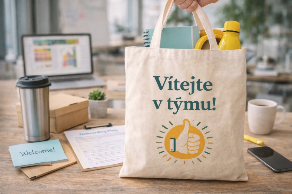 Onboarding látkové tašky