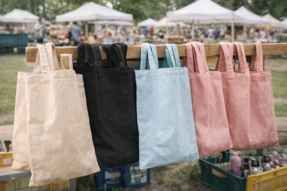 Látkové tašky na venkovní akce