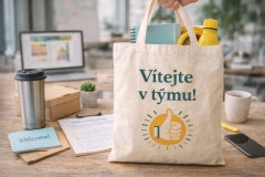 Onboarding látkové tašky