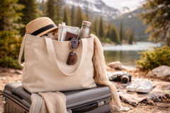 látková taška cestovní pomocník